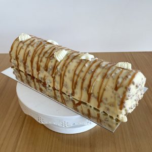 Bûche de Noël au caramel