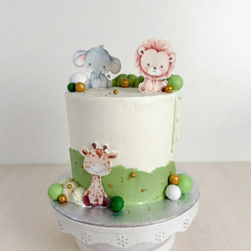 Gâteau personnalisé épuré plus