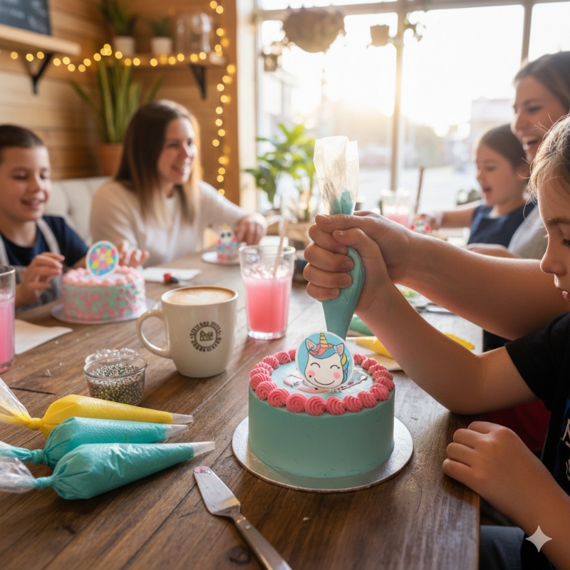 Atelier décoration de mini-gâteau