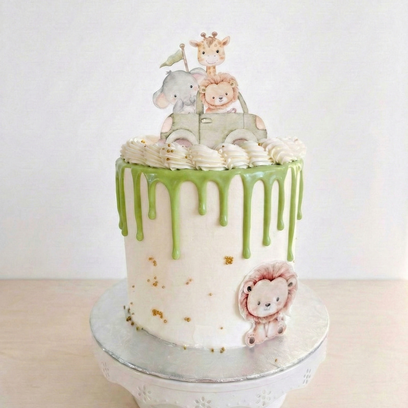 Gâteau personnalisé épuré