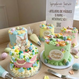 Décoration de mini-gâteau de Pâques